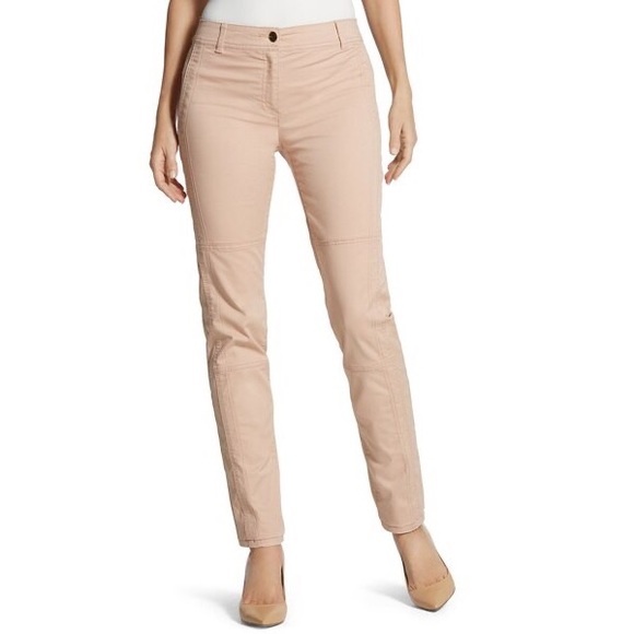 Chico's Pants - {CHICOS} NWOT Pale Blush “Brooke” Moto Pants